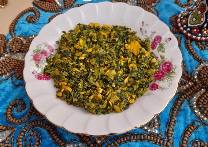 طرز تهیه نرگسی اسفناج، غذای سنتی زمستانی مخصوص وگن ها