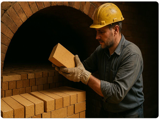 آجر صنعتی برای کوره