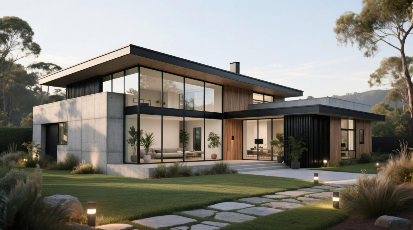 مراحل طراحی و ساخت یک خانه مدرن