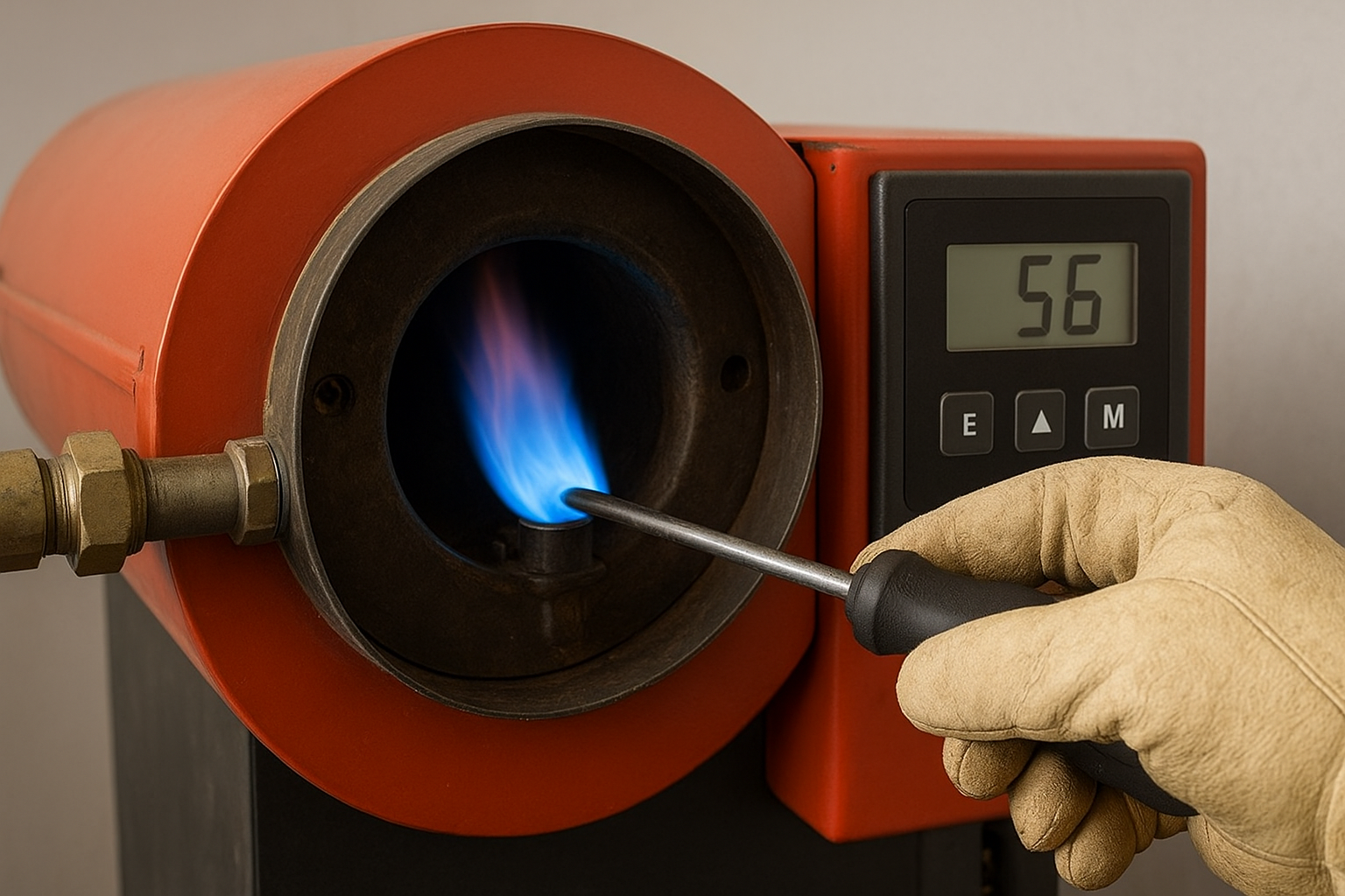 تنظیم شعله جت هیتر