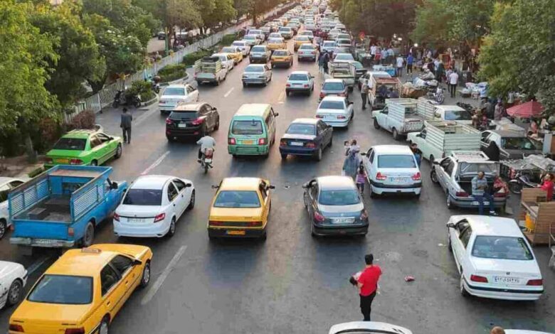 ترافیک در آزادراه قزوین-کرج سنگین است