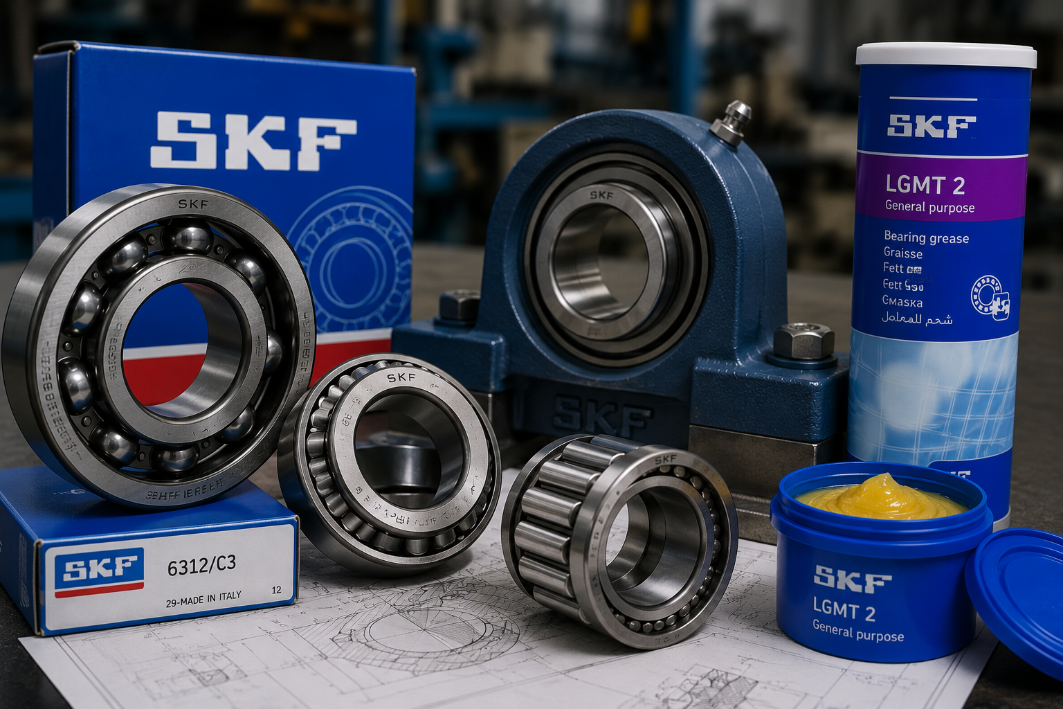 راهنمای انتخاب بلبرینگ SKF و نکات مهم برای افزایش عمر تجهیزات صنعتی