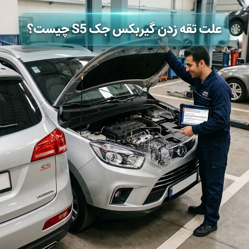 علت تقه زدن گیربکس جک S5 چیست؟